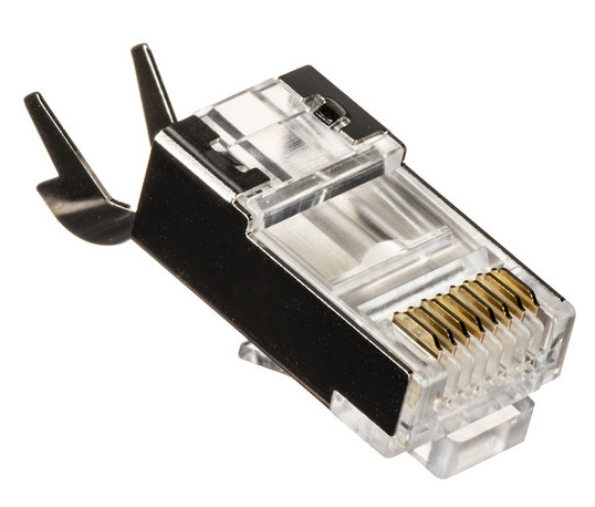 E★H Platinum Tools 106191 10G CAT6a RJ45 Shielded Connector with