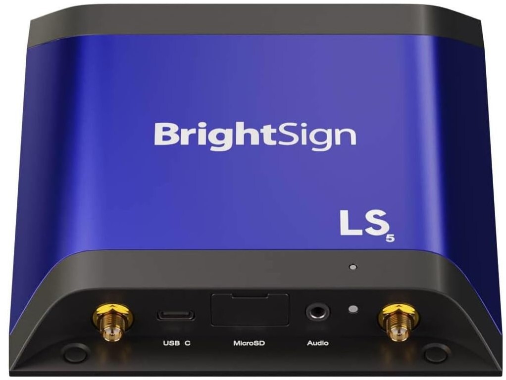 BrightSign LS445 H.265, Full HD and 4K video, HTML5