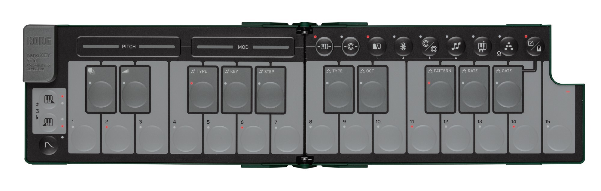 Korg nanoKEY Fold Foldable MIDI Keyboard with 25 Quiet