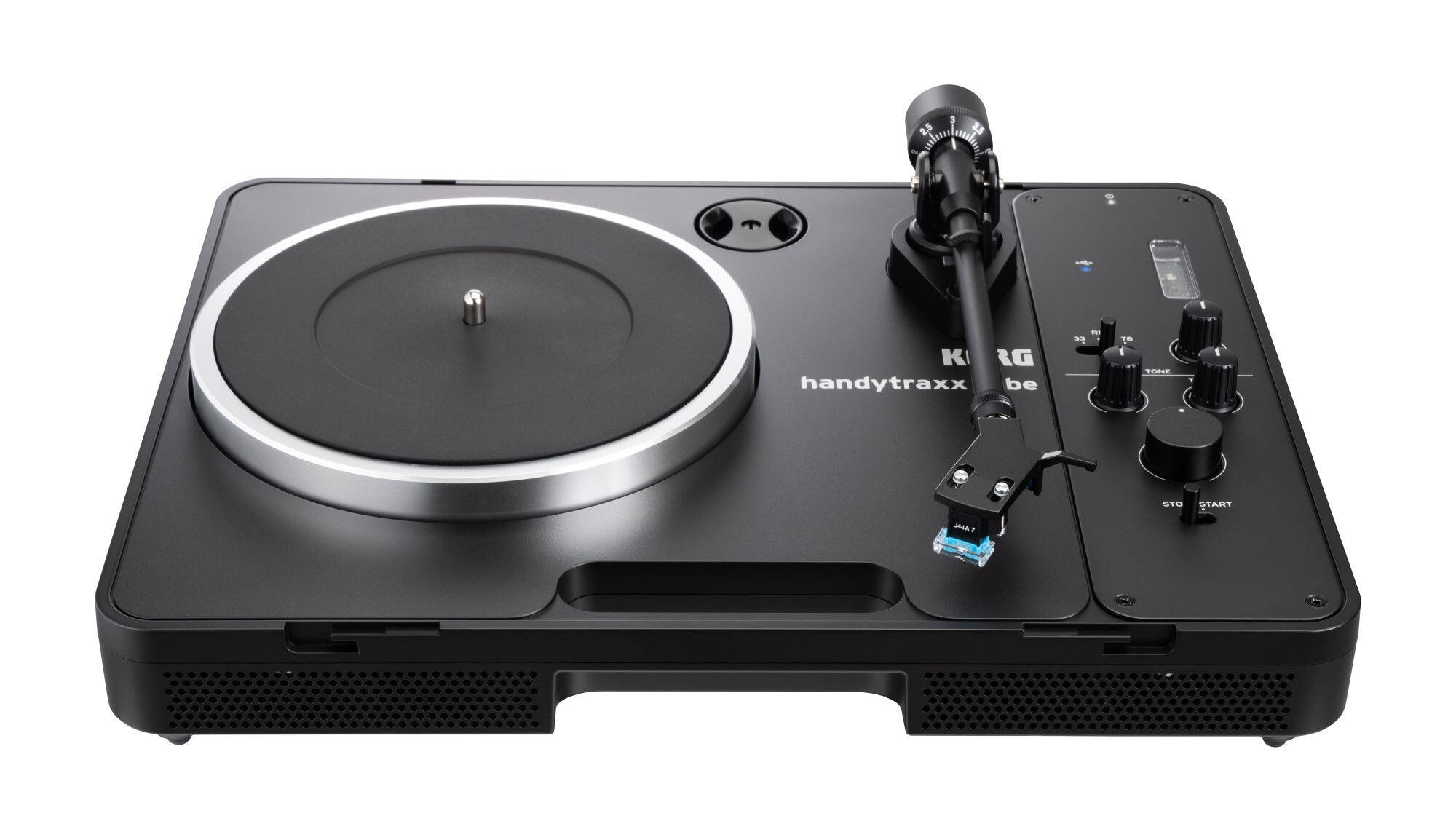 Korg handytraxx tube Portable Turntable, Tube-Enhanced Sound