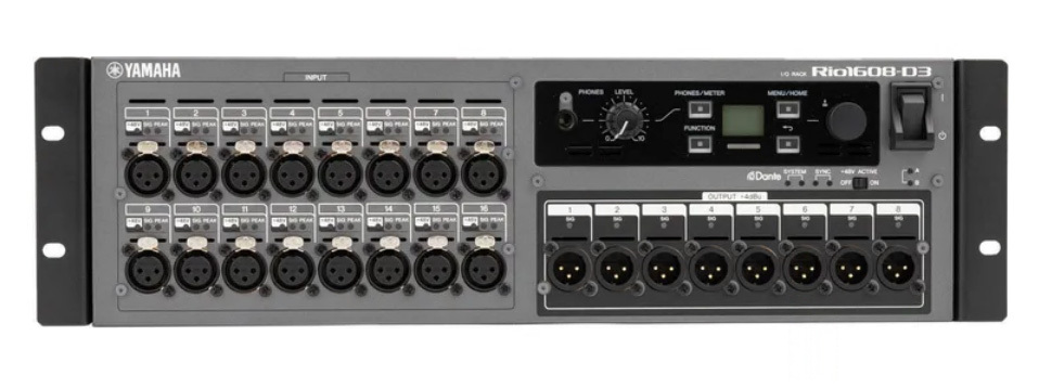 Yamaha Rio1608-D オーディオインターフェイス Rio1608 YAMAHA Rio1608-D Digital Stage Box Rio1608D Rio 1608D 1608