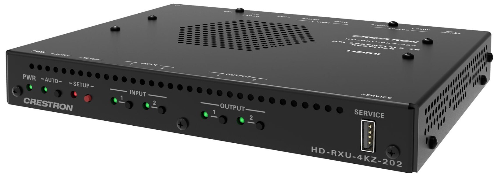 Crestron HD-RXU-4KZ-202 4K @ 60fps 4:4:4 Receiver, 2x2 Auto