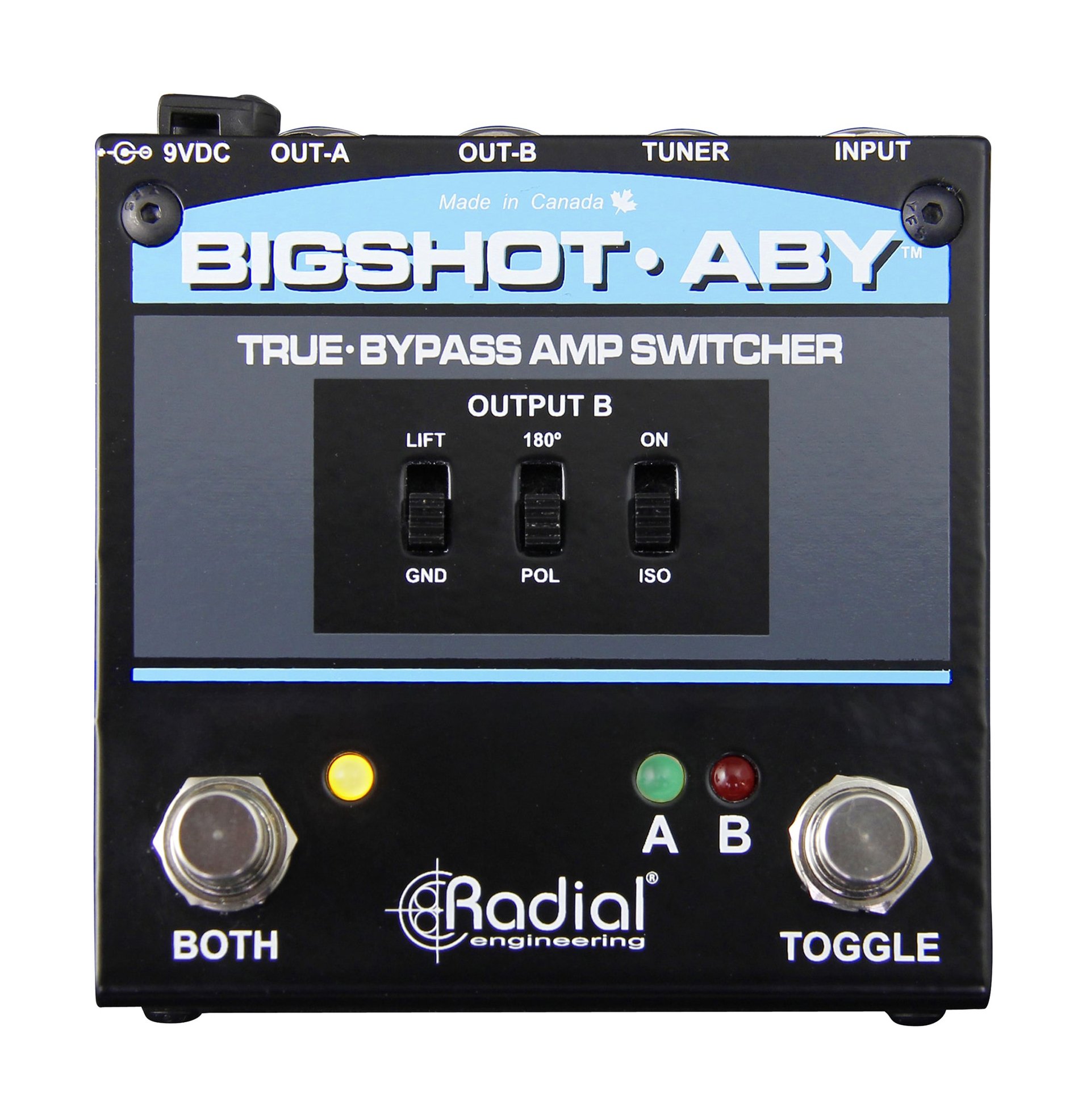 Radial Engineering Bigshot ABY ABY Guitar Pedal | Full