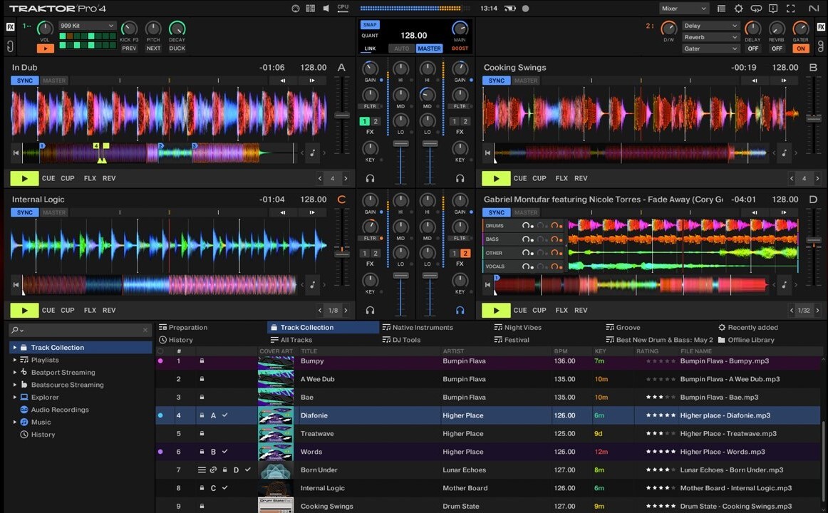 Native Instruments Traktor Pro 4 Professional DJ Software