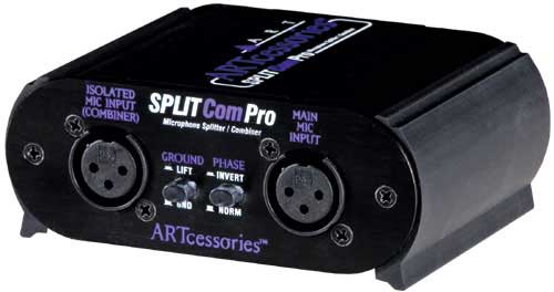 Photos - Microphone ART SPLITCOM-PRO SPLITCom Pro  Splitter/Combiner with Ground Lif 