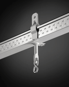 Da Lite 40967 T Bar Scissor Clips Black 12 Pack