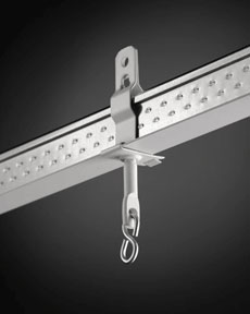Da Lite 78445 T Bar Clips White Pair Full Compass Systems
