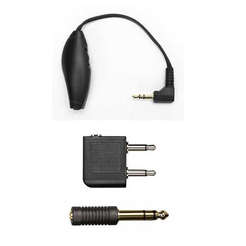 Photos - Other Sound & Hi-Fi Shure EAADPT-KIT Headphone Adapter Kit with 1/4 Adapter, Airline Adapter, 