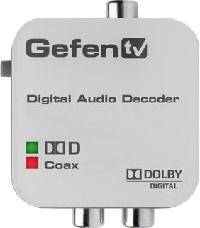 Photos - DAC Gefen GTV Digital Studio Decoder Dolby Digital Surround to RCA L/R Analog 