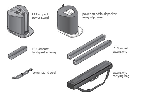 l1 compact portable line array system