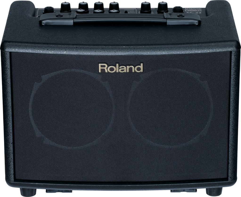 Roland AC-33 Acoustic Amplifier 30W 2-Channel 2X5 Portable Acoustic Amp for sale