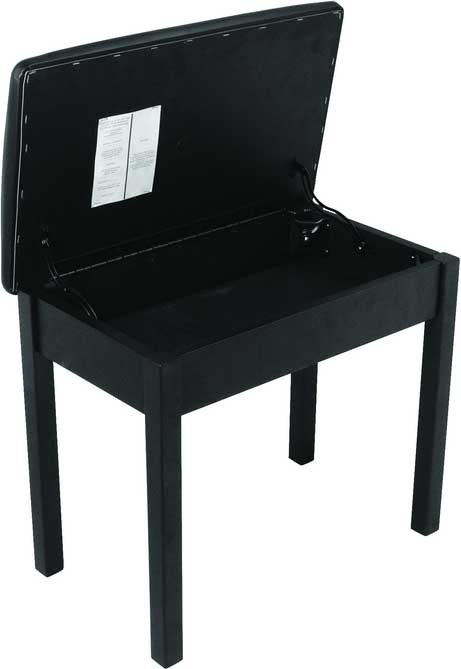 On Stage Kb8902b 19 5 Flip Top Wooden Keyboard Bench Black
