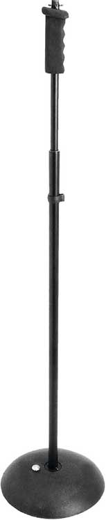 Photos - Microphone Stand On-Stage MS7255PG 38-61 Dome Base ProGrip , Black 