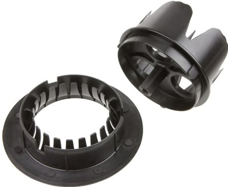 Premier Hcer 2 Black Escutcheon Ring With Built In Hole Cutter