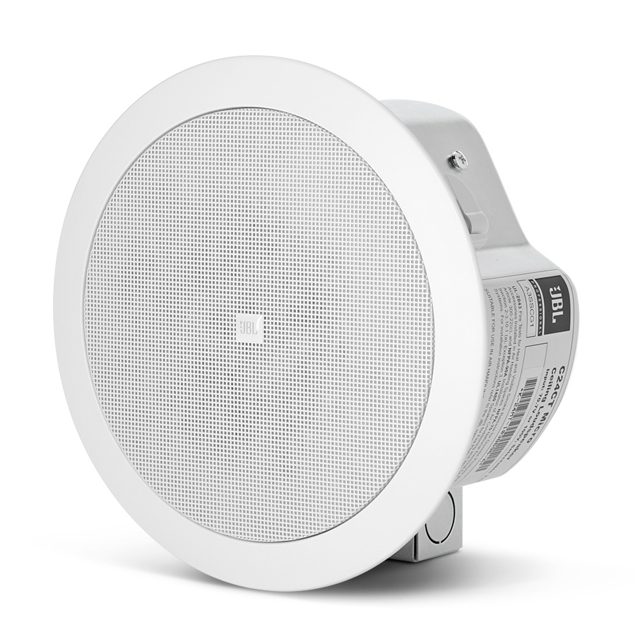 Photos - Speakers JBL CONTROL 24CT MICRO 4 Compact Ceiling Speaker, 70V, White CONTROL-24CT 