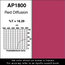 Apollo Design Technology AP-GEL-1800 Gel Sheet, 20x24, Red  Diffusion Image 1