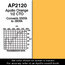 Apollo Design Technology AP-GEL-2120 GelSheet, 20"x24", Apollo Orange 1/2 CTO Image 1