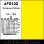 Apollo Design Technology AP-GEL-6200 Gel Sheet, 20"x24", Banana Yellow Image 1
