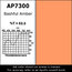 Apollo Design Technology AP-GEL-7300 Gel Sheet, 20"x24", Bashful Amber Image 1