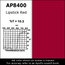 Apollo Design Technology AP-GEL-8400 Gel Sheet, 20"x24", Lipstick Red Image 1