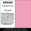 Apollo Design Technology AP-GEL-8450 Gel Sheet, 20"x24", Spanked Pink Image 1