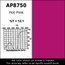 Apollo Design Technology AP-GEL-8750 Gel Sheet, 20"x24", Hot Pink Image 1