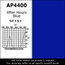 Apollo Design Technology AP-GEL-4400 Gel Sheet, 20"x24", After Hours Blue Image 1