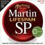 Martin Strings MSP7100 Light Martin SP Lifespan 92/8 Phosphor Bronze Acoustic Guitar Strings Image 1
