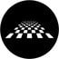 Rosco 78053 Steel Gobo, Perspective Chessboard Image 1