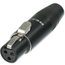 REAN RT3FC-B 3-pin REAN TINY XLR-F Female Connector With Gold Contacts Image 1