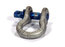 Adaptive Technologies Group SK-025-S 1/4" Shackle With Screw Pin Anchor, 1400lb WLL, Silver Image 1