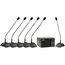 Anchor CM-6 Portable Conference System With 5 Delegate Mics And 1 Chairman Mic Image 1