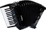 Roland FR-1X V-Accordion - Black Compact Digital Piano-style Accordion With Speakers Image 1