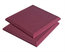 Auralex SFLATBUR 2'x2'x2" SonoFlat Panel, Burgundy, 16pack Image 1