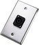 Neutrik 104L Single Gang Silver Wallplate With 1 Female Speakon Connector Image 1