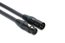 Zaolla ZMIC-103 XLRF-XLRM Mic Cable 3ft, Silverline, Black Image 1