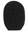 Shure RPM304 Foam Windscreens For MC50B, WL50, WL51 And BETA 53, 5-pack, Black Image 1