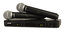 Shure BLX288/PG58-J10 BLX Series Dual-Channel Wireless Mic System With 2 PG58 Handhelds, J10 Band (584-608 MHz) Image 1