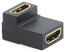 Kramer AD-HF/HF/RA HDMI Female To HDMI Male 90 Degree Adapter Image 1