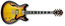 Ibanez AS153AYS Artstar Antique Yellow Sunburst Semi-Hollowbody Electric Guitar With Super 58 Pickups Image 3