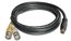 Kramer C-SM/2BM-1 Molded 4-Pin To 2 BNC (Male-Male) BreakOut Cable (1') Image 1