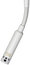 Audix M40W6 Miniature High-Output Ceiling Microphone With 6" Gooseneck, White Image 2