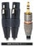 Cable Up YS-M3-XF3D-10-BLK 10 Ft 1/8" TRS Male To Dual XLR Female Y-Cable With Black Jacket Image 1