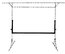 Da-Lite 89259 Fast-Fold Deluxe Adjustable Skirt Bar For 90" X 120" Screens Image 1