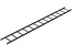 Middle Atlantic CLB-6-W18 6' Cable Ladder, Black Image 1