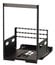 Lowell LPOR2-1419 Pull Out Rack With 2 Slides, 14 Rack Units, 19" Deep, Black Image 1