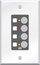 Symetrix ARC-SW4E Adaptive Remote Control Wallplate For Symnet, 4 Switches Image 1