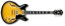 Ibanez AS200AYS Vintage Yellow Sunburst Artstar Series Semi-Hollowbody Electric Guitar With Hardshell Case Image 1