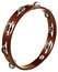 Meinl TA1AB Traditional Wood Tambourine With 1 Row Of Steel Jingles In African Brown Finish Image 1