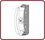 Bose Professional WCB-5 U-Bracket   White U-Bracket Mount For 502 A Speaker, White Image 1